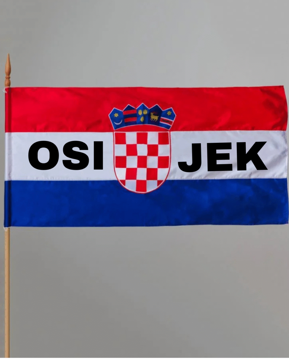 Hrvatska zastava s natpisom po želji