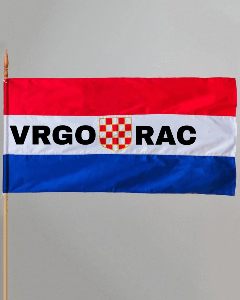 Povijesna zastava s natpisom po želji