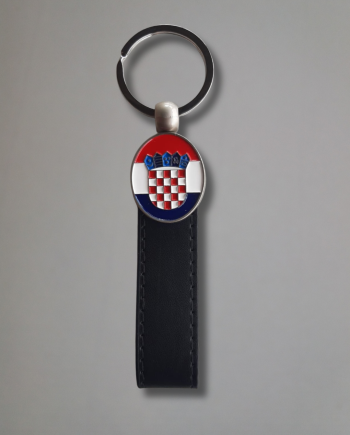 Kožni privjesak Trobojnica